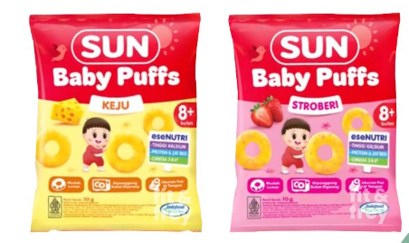 Sun Baby Puffs Keju/Strawberry 10g