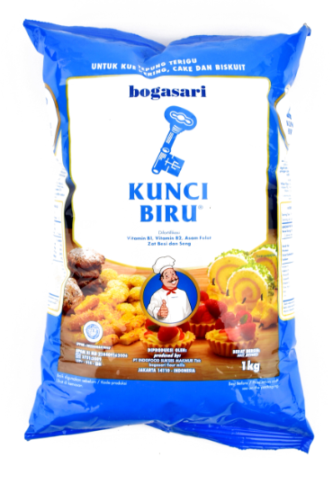 Tepung Kunci Biru Kemasan 1kg