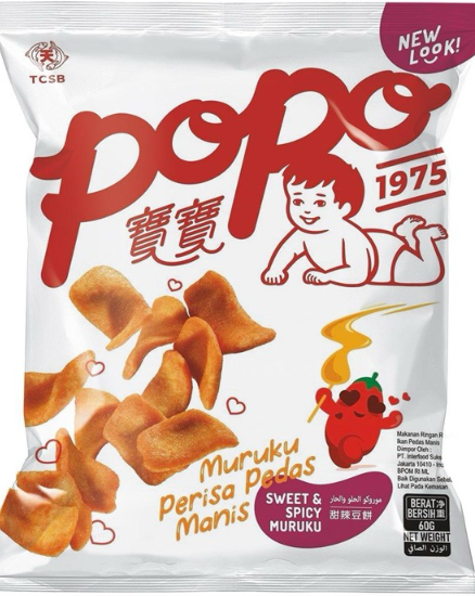 Popo Maruku Perisa Pedas Ayam 60g