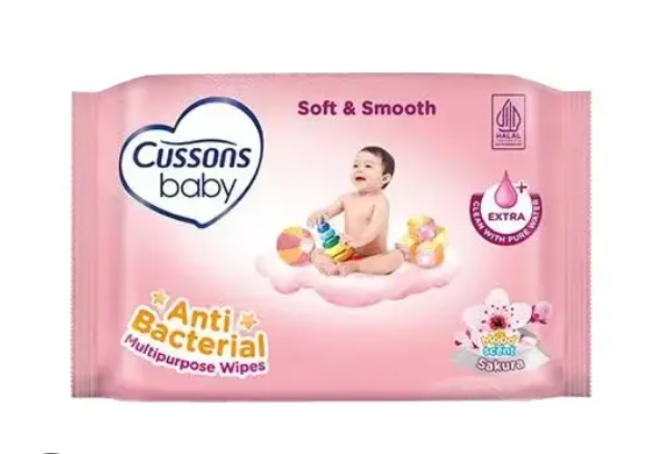 Cussons Baby Wipes Soft&Smooth 50s