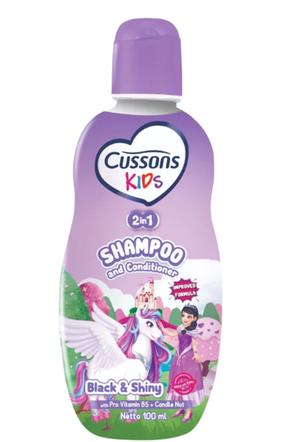 Cussons Kids Shp Black&Shiny 100ml