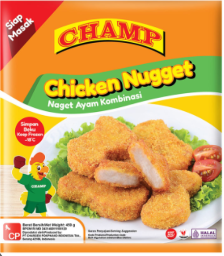 Champ Chicken Nugget Biasa/ABC 225g