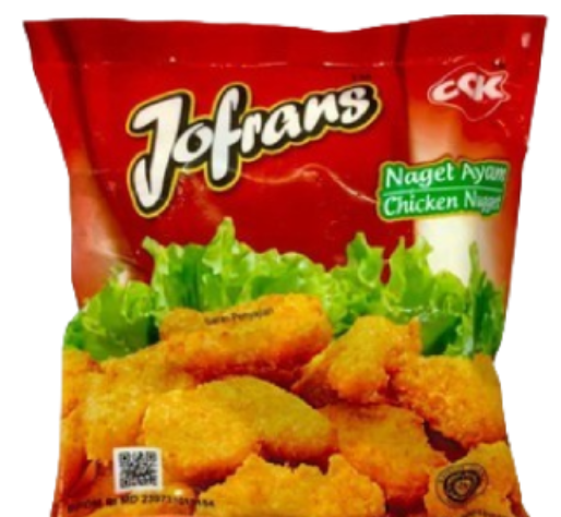 Jofrans Nugget Ayam/Hati/Sticky 500gr