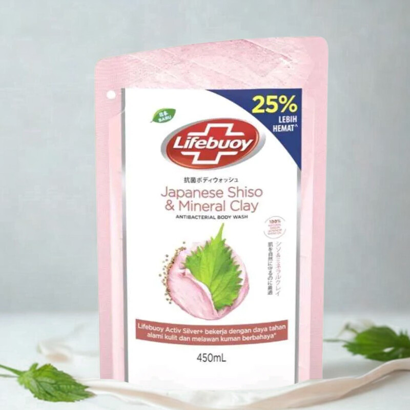 Lifebuoy Body Wash Shiso & Mineral Ref 400ml