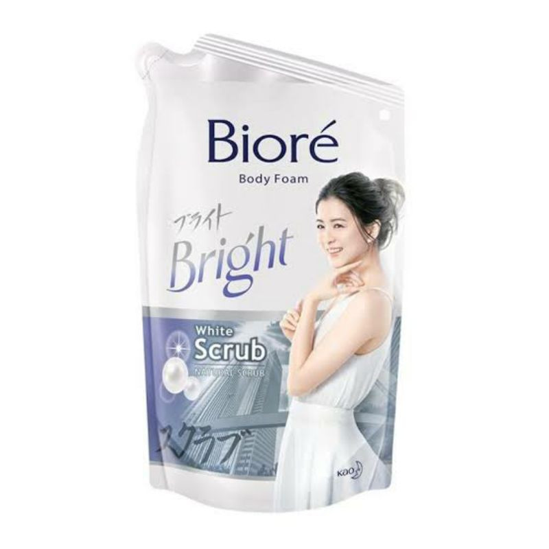 Biore Body Foam White Scrub 380ml Ref