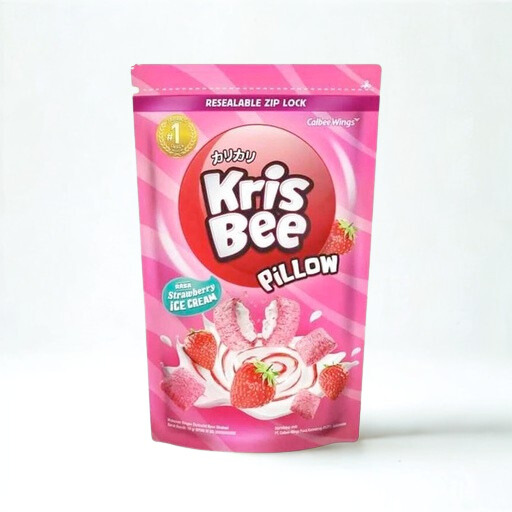 Krisbee Pillow Strowberry 100g