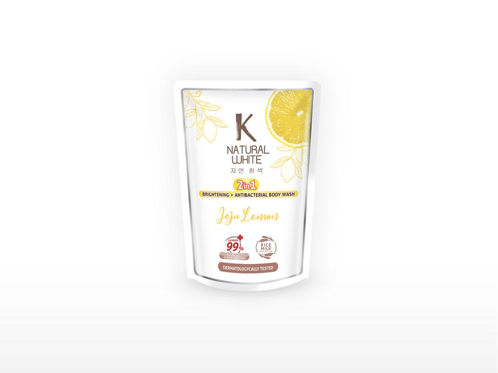 Body Wash K Nat Jeju Lemon Reff 400ml
