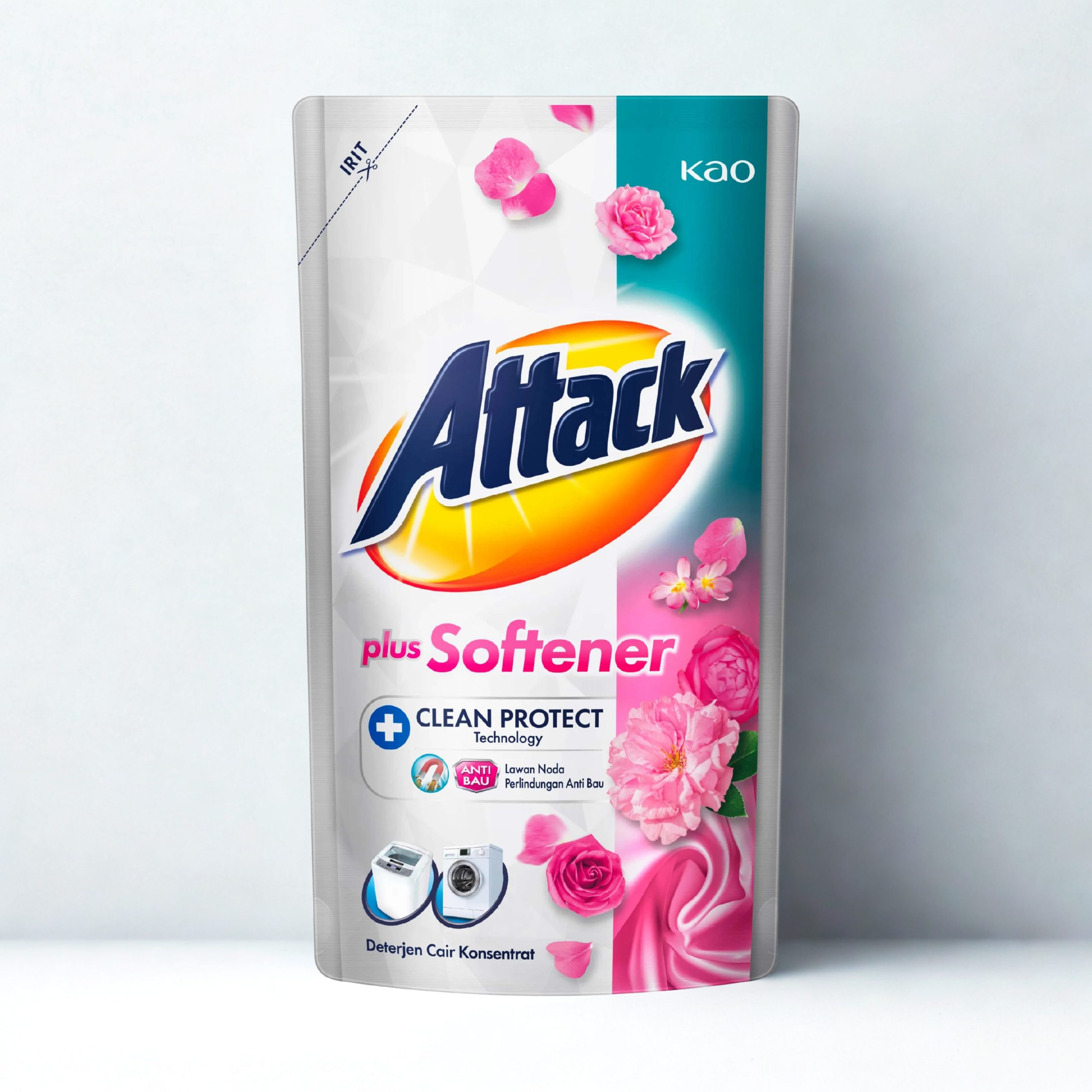Attack Plus Softener Liquid 750ml