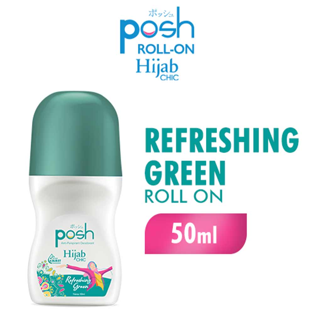 Posh Roll On Hijab Refsh Green 50ml