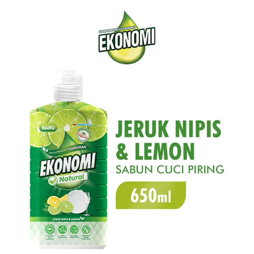 Ekonomi Natural Jeruk Nipis & Lemon 650ml