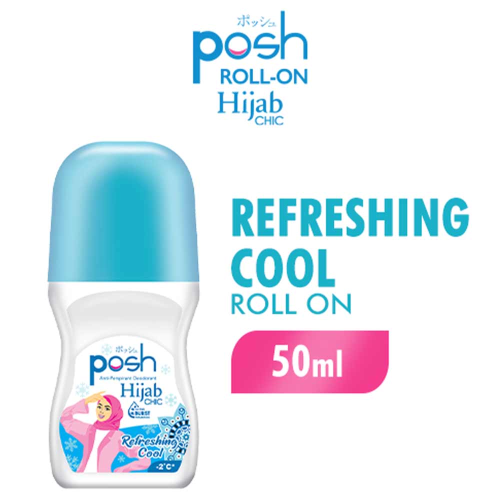 Posh Roll On Hijab Refreshing Cool 50ml