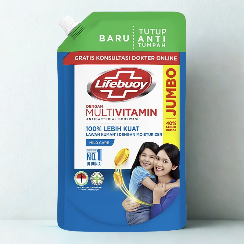 Lifebuoy Body Wash Mild Care Reff 400ml