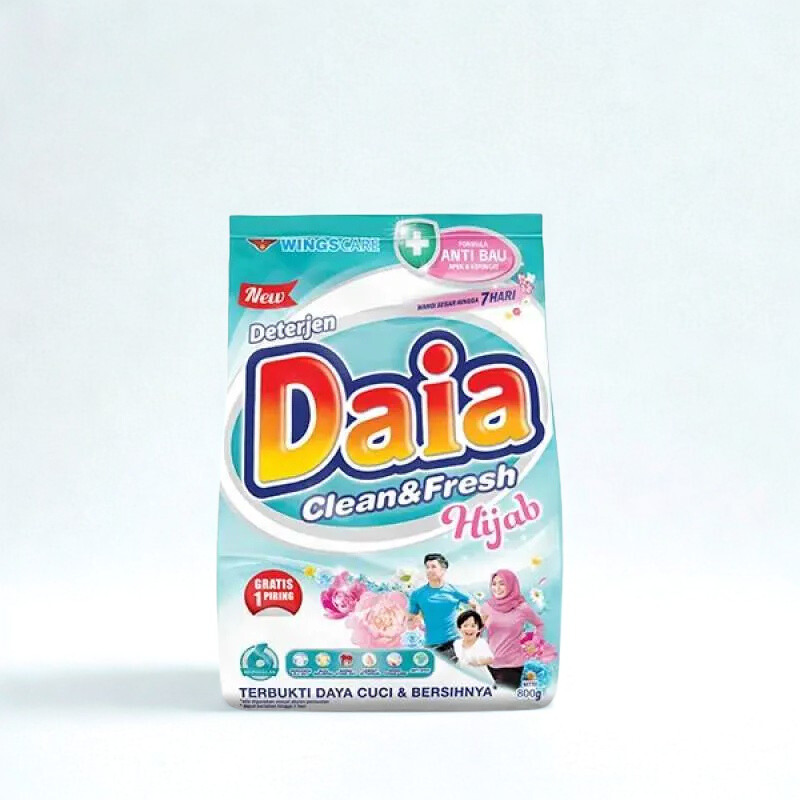 Daia Powder Det Clean & Fresh 800gr
