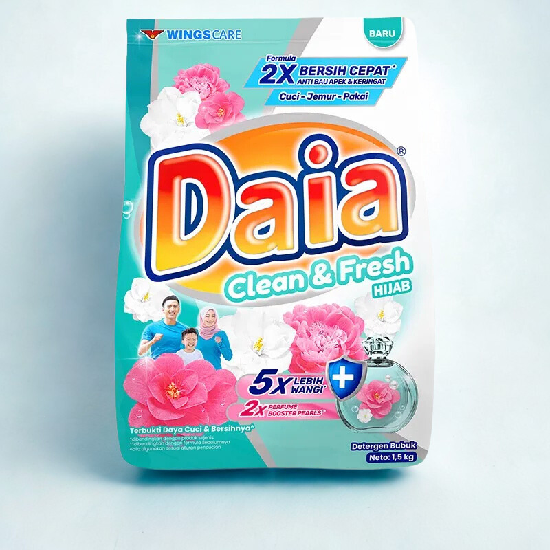 Daia Powder Clean & Fresh 1.5kg