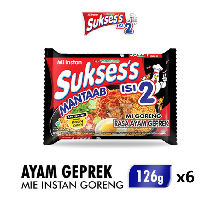 Sukses Mie Goreng Ayam Geprek 126g