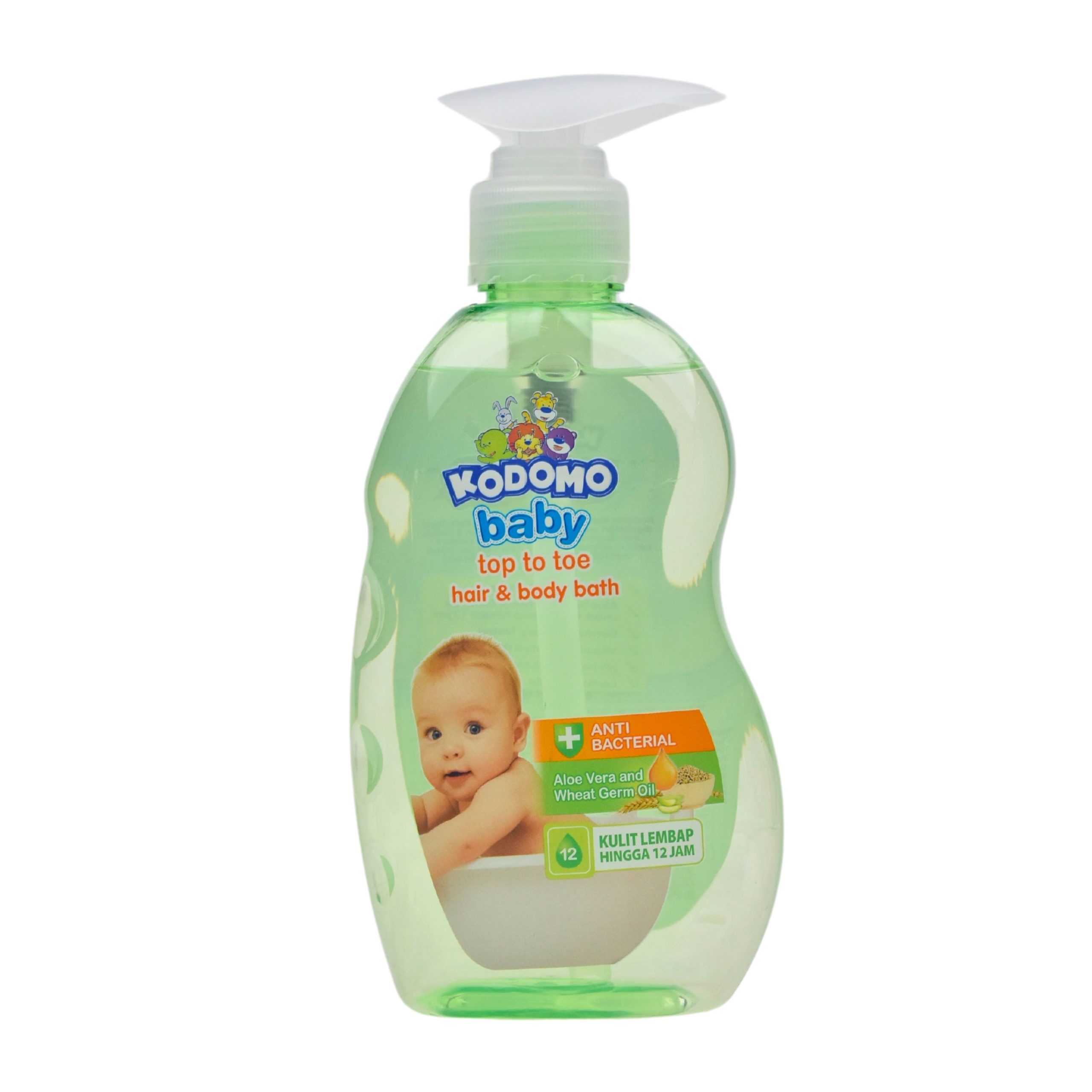 Kodomo Top To Toe H&B Aloevera 400ml Btl