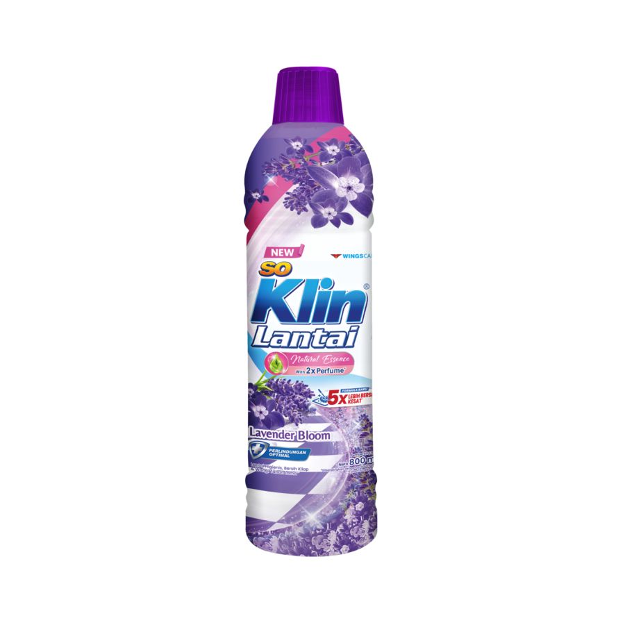 Soklin Lantai Ungu 800ml