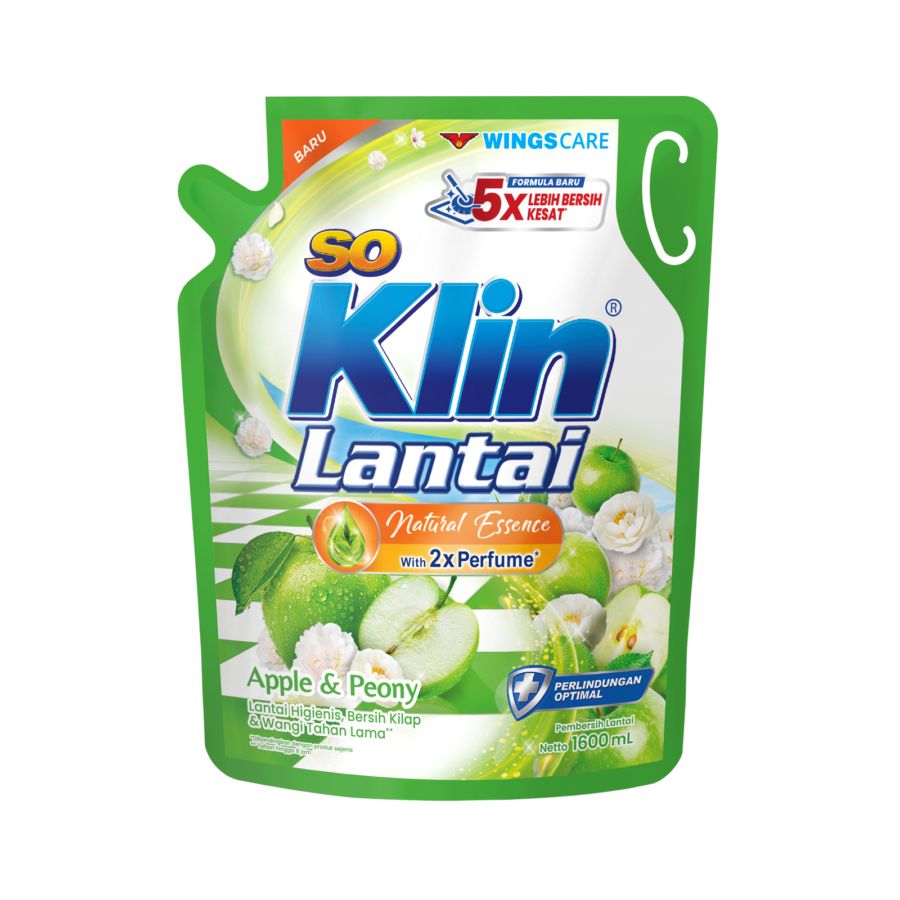 Soklin Lantai Refil Apple 1600ml