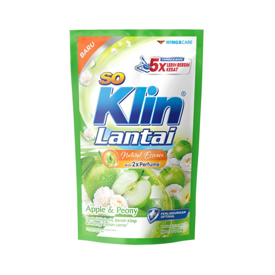 Soklin Lantai Citrus Lemon 770ml Pouch