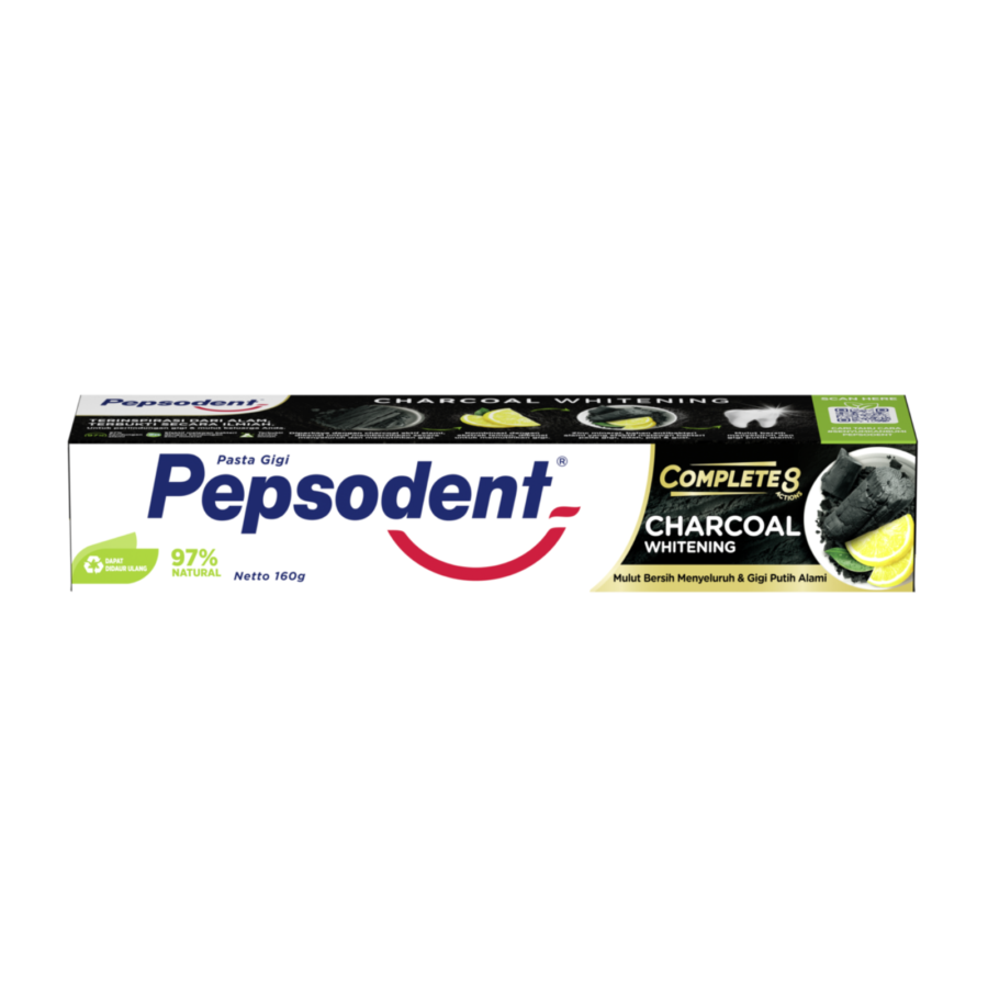 Pepsodent Action123 Carcoal 180g