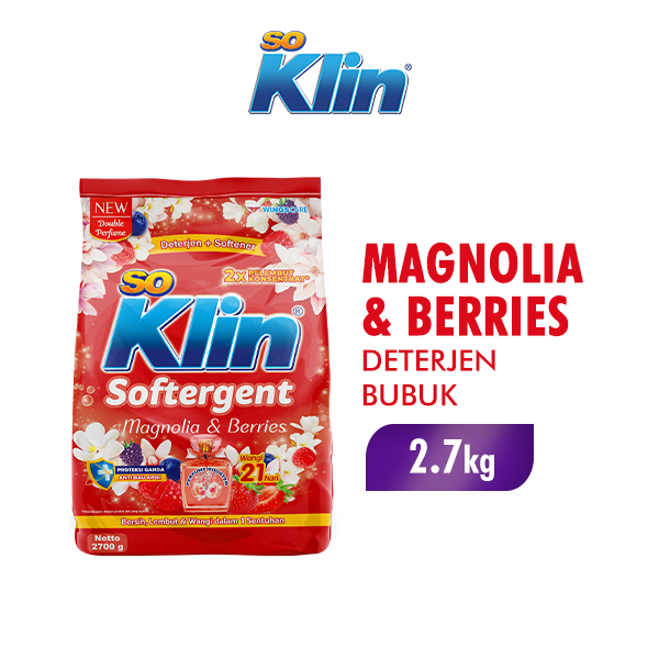 So Klin Pwd Magnolia & Berris 2.7kg