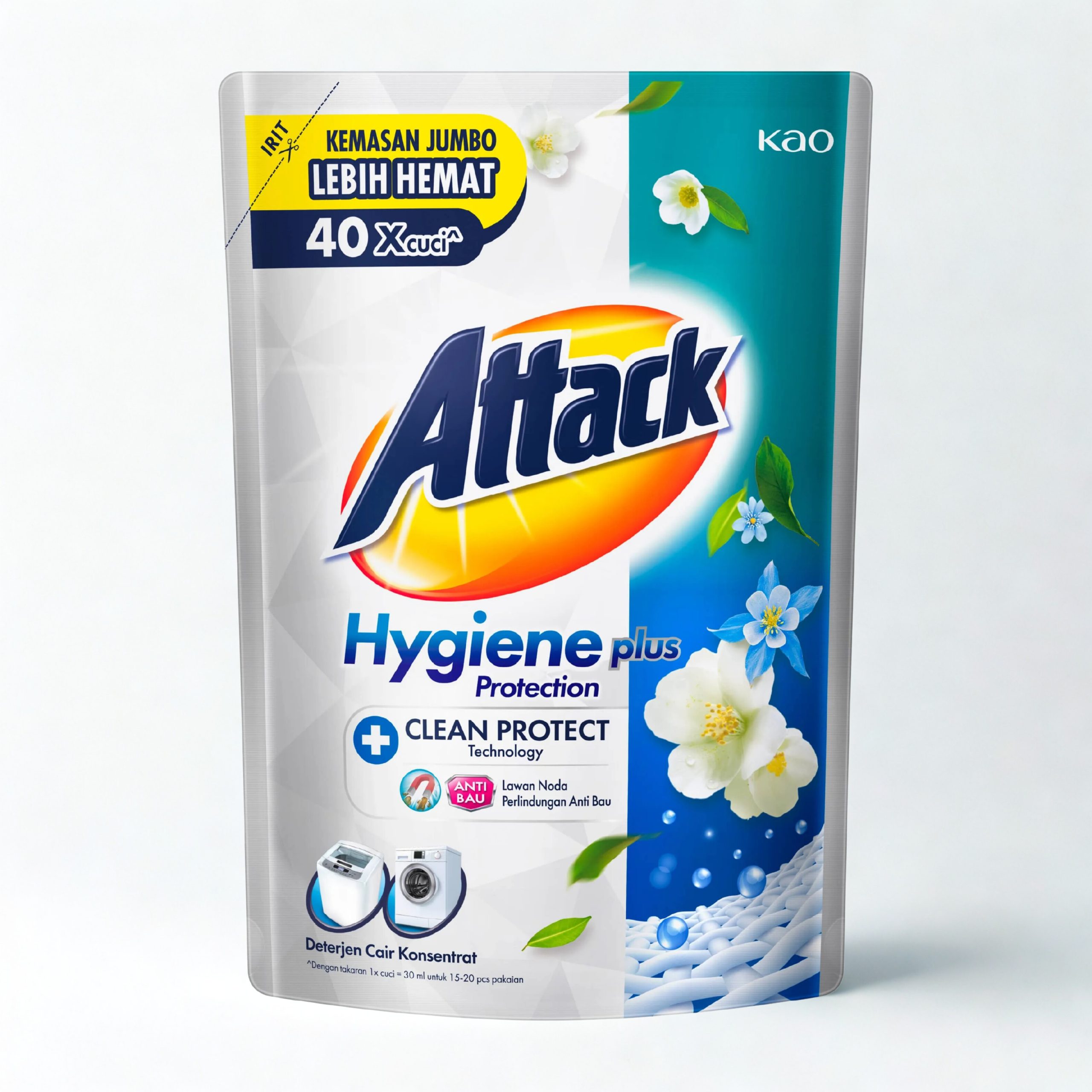 Attack Hygiene Plus Protection 1200ml