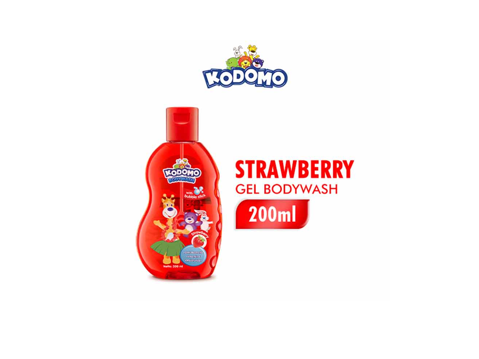 Kodomo Body Wash Strawbery 200ml
