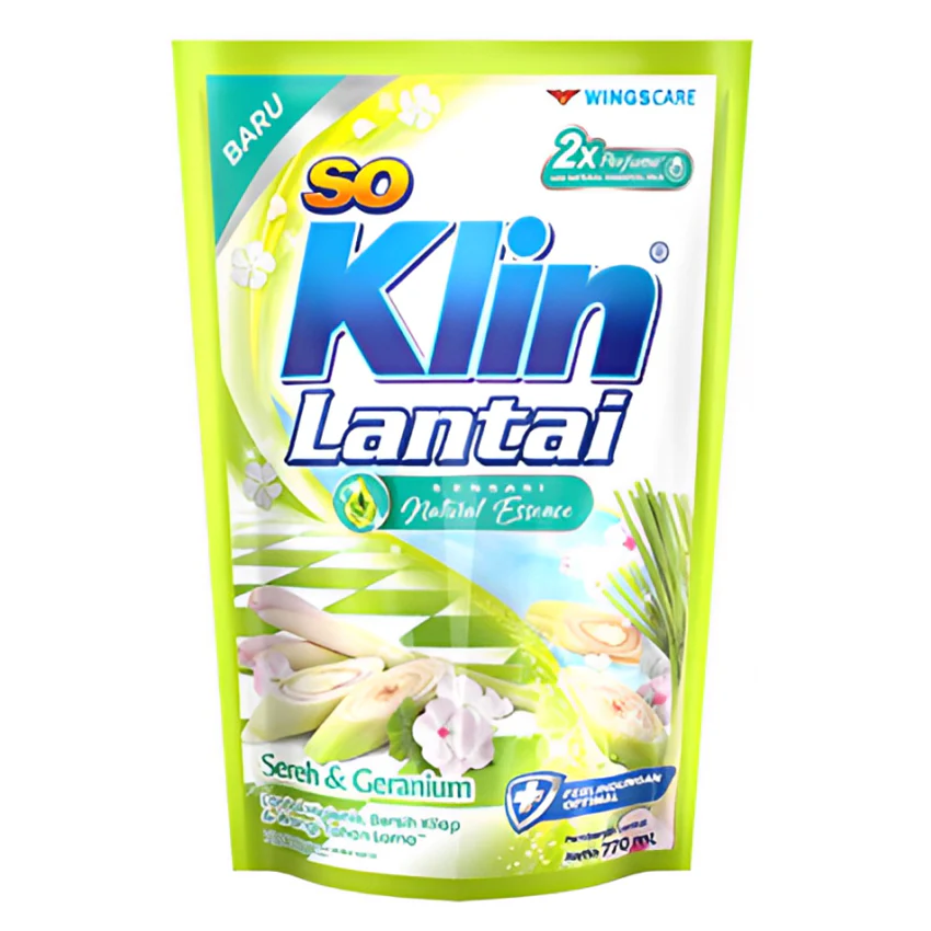 So Klin Lantai Sereh Lemon Gras 770ml