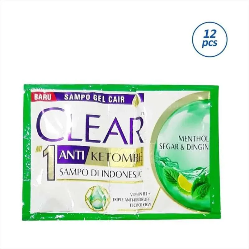 Clear Shp Mentol Segar 12x10ml