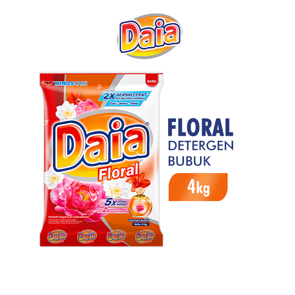 Daia Powder Detergen Floral 4Kg