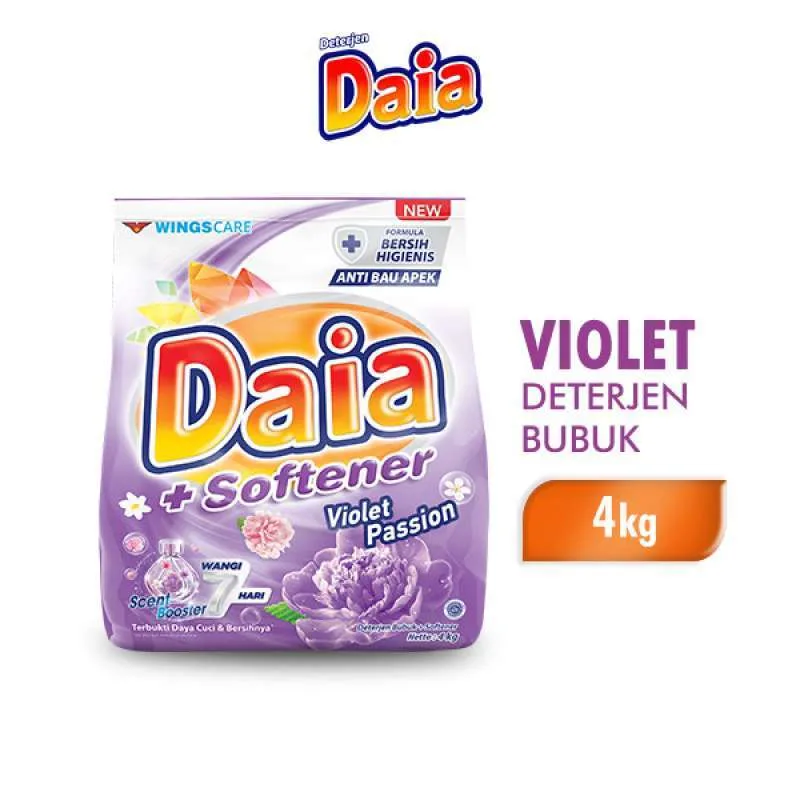 Daia Powder Detergen Violet 4kg