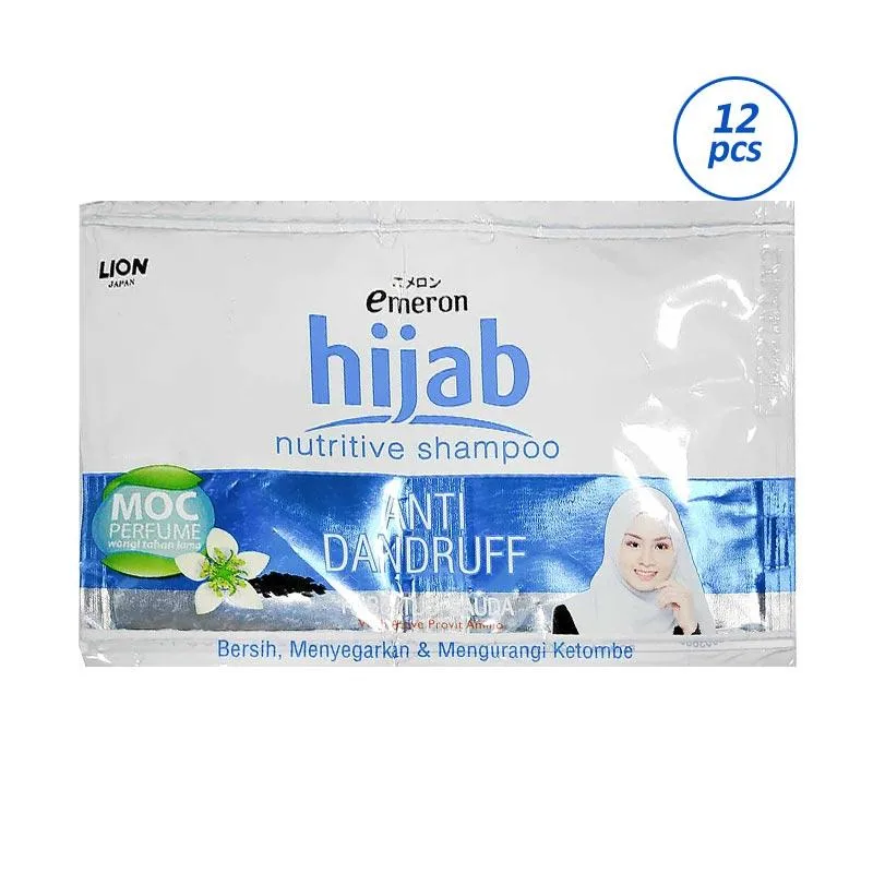 Emeron Shampo Hijab Anti Dandruf 12x10ml