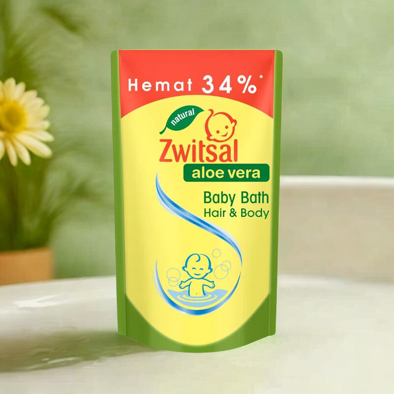 Zwitsal B.Bath Hair & Body 600ml Pch N