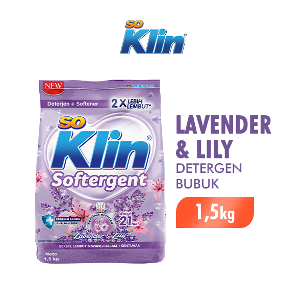 Soklin Pwd Det Soft Purple 2.7kg