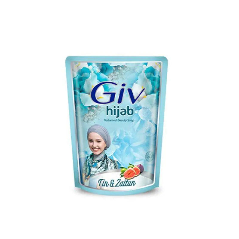 Giv Body Wash Tin & Zaitun Pouch 400ml