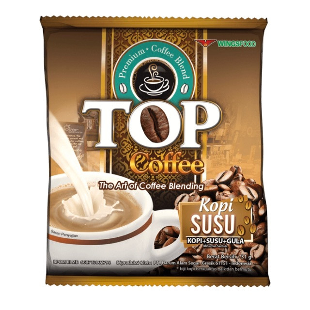 Kopi Top Susu 3 In 1 12x31g