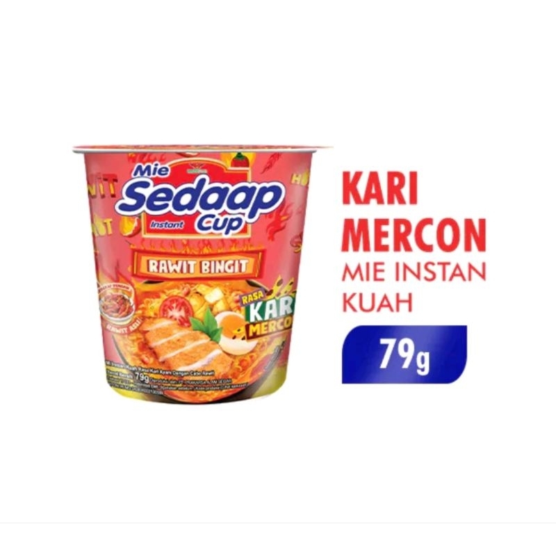 Mie Sedaap Kari Mercon Cup 79g