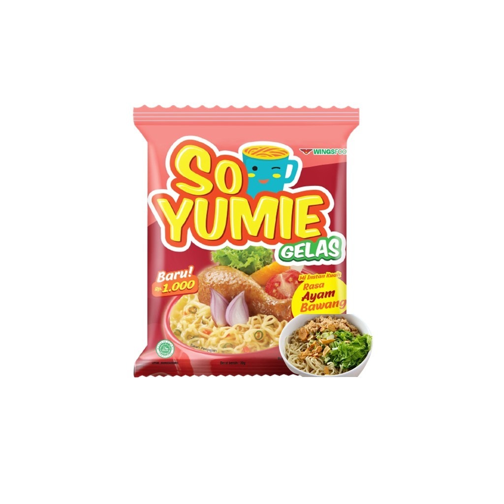 So Yumie Gelas Rasa A.Bawang 10x30g