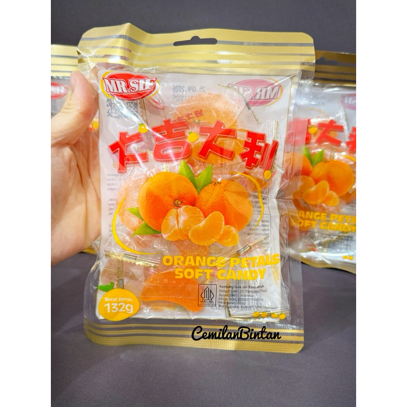 Mr.Sif Orange Petals Soft Candy 500g