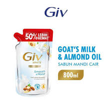 Giv BW Goat’s Milk & Almond Oil 800ml