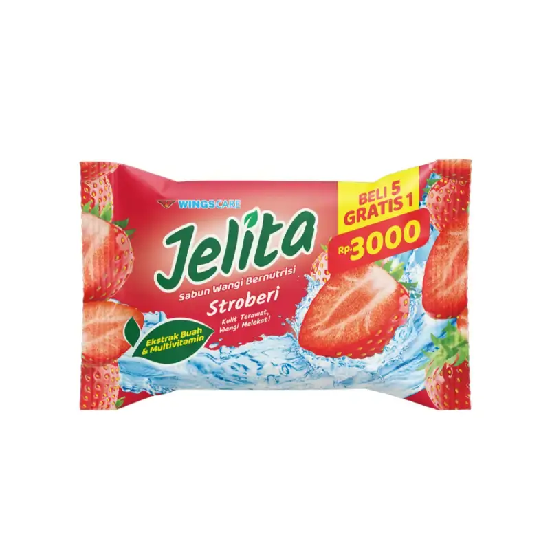 Jelita Bar Soap Strawberry 70g