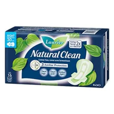 Laurier Natural Clean Night 30cm 16s