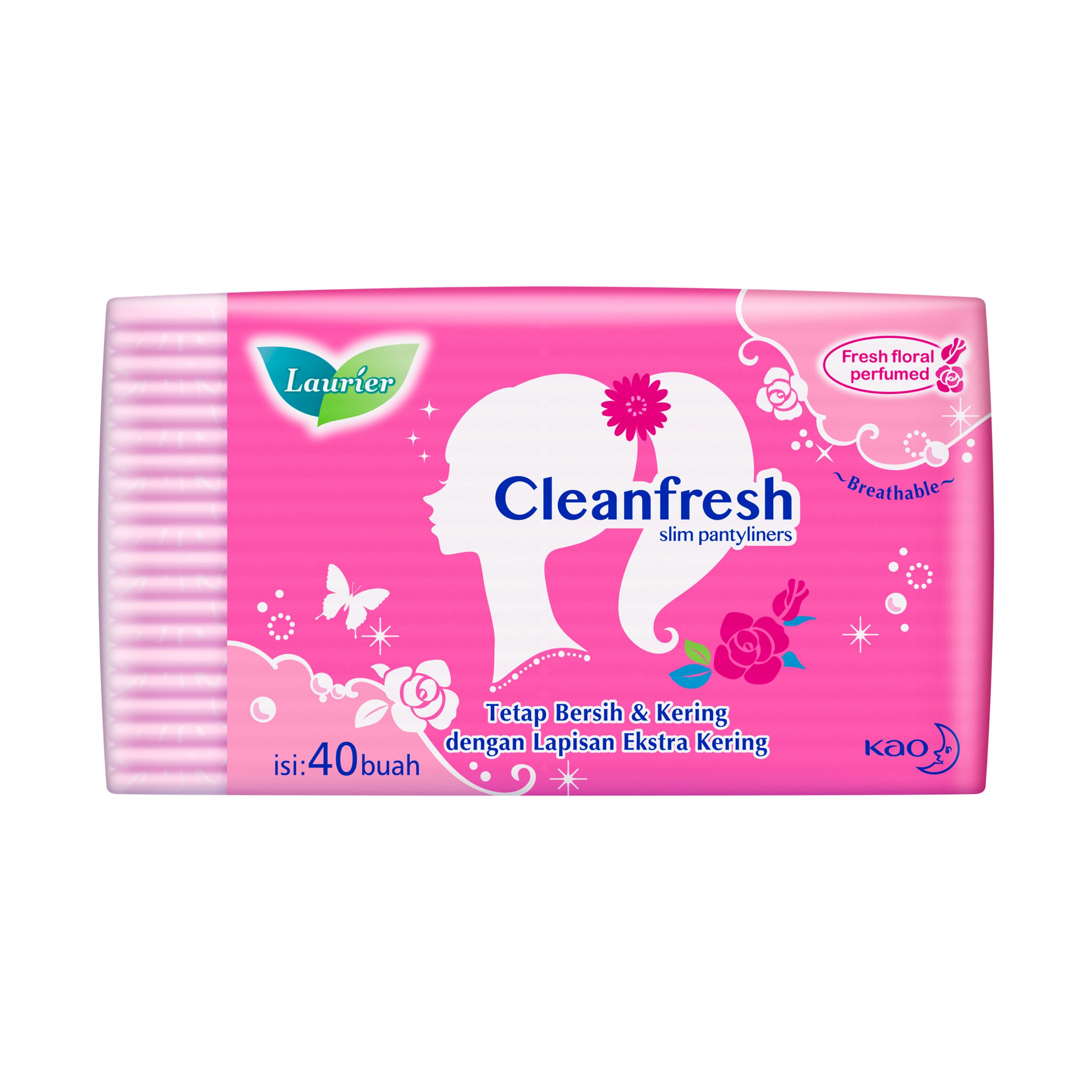 Laurier Pantyliner CleanFresh Flower 40s