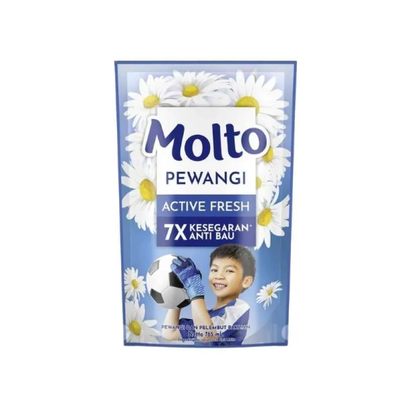 Molto Pewangi Floral Bliss Biru 765ML