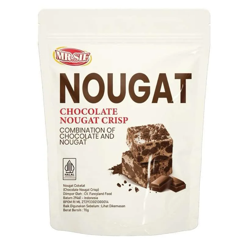 Mr.Sif Nougat Cookies and Kream 70gr