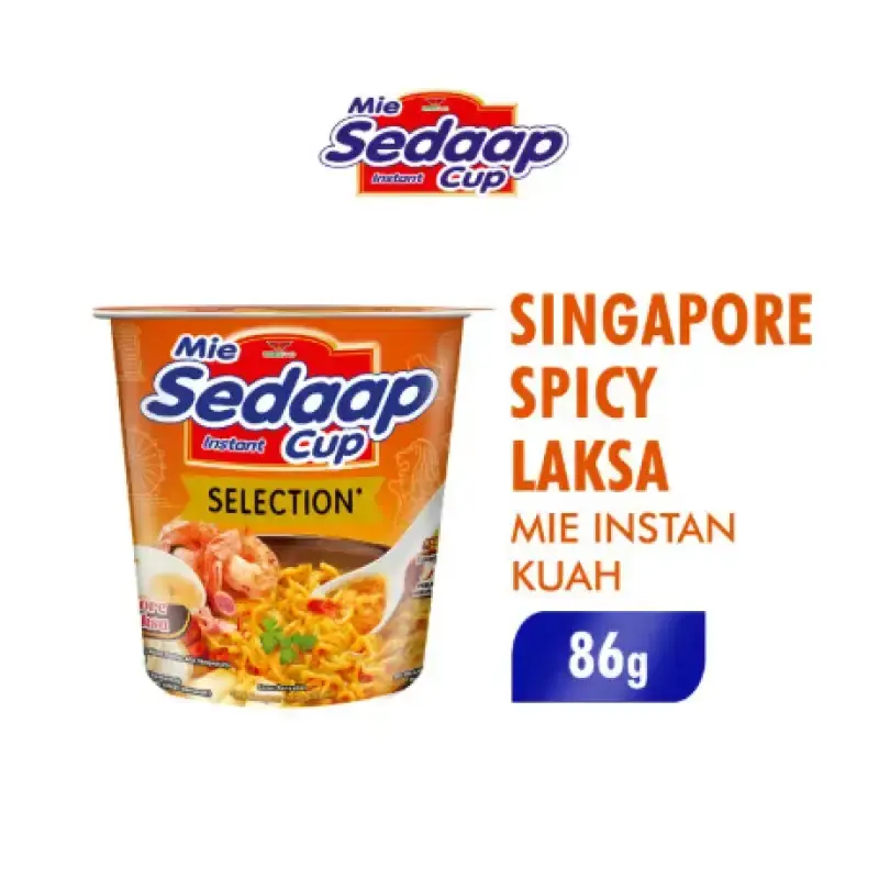 Mie Sedaap Singapore Spicy Laksa Cup 86g