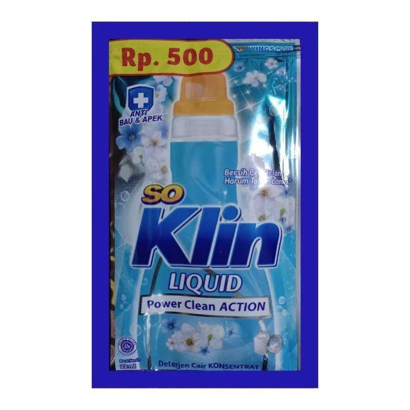 SoKlin Liquid Biru 24x22ml