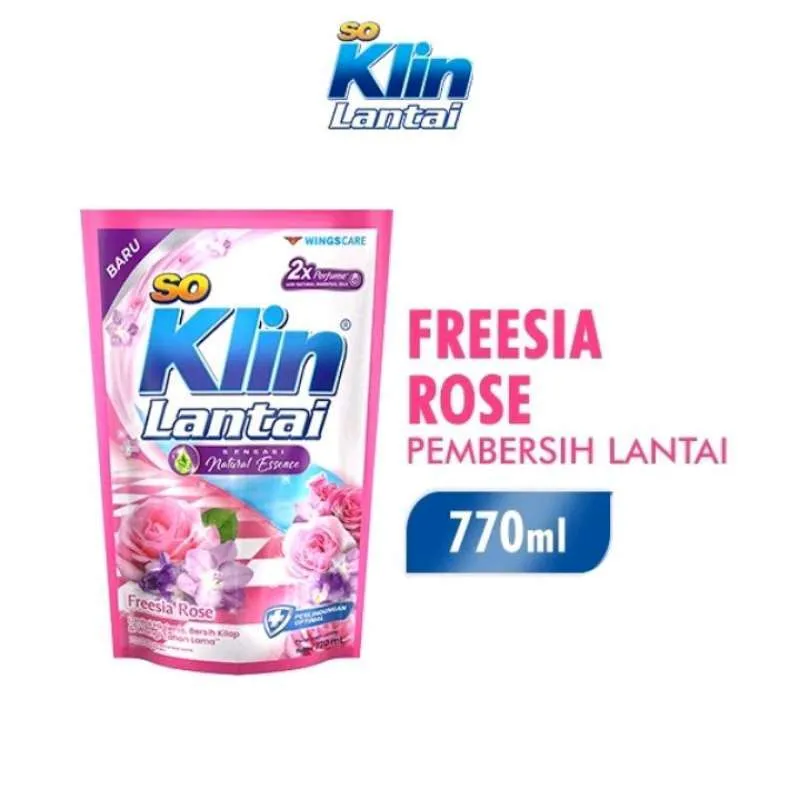 Soklin Lantai Rose Refil 770ml