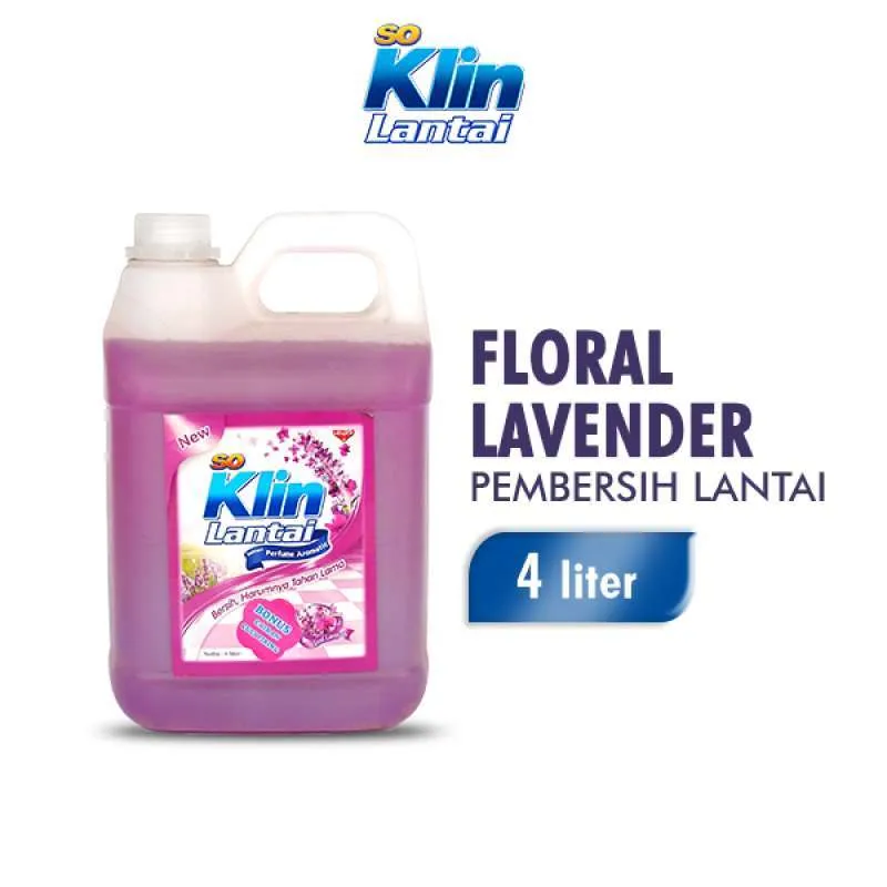 So Klin Lantai Lavender 4Liter