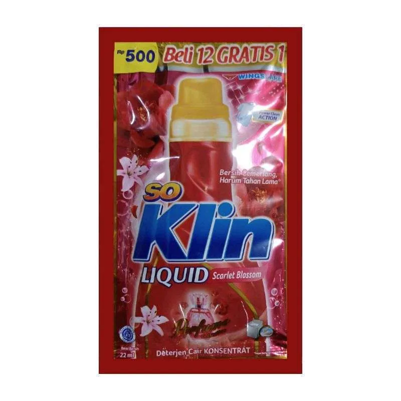 SoKlin Liquid Merah 24x22ml